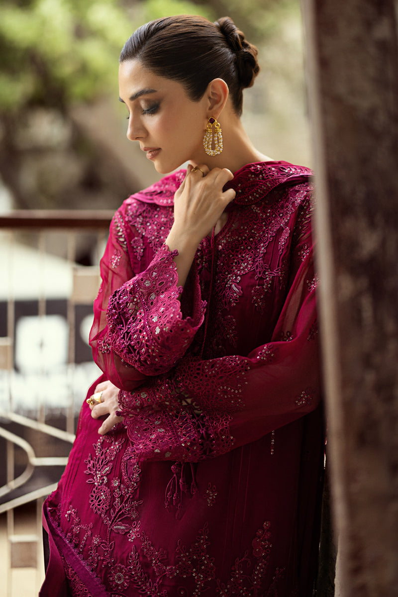 Qalamkar | Chiffon Edit | WC-02 SIOFE - by Libasekhas UK - Registered Vendor of : Qalamkar - 100% Original Designer Dress