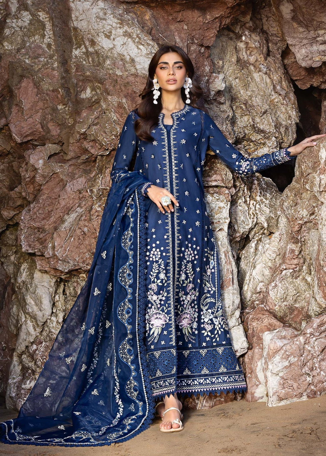 Akbar Aslam | Mare Lawn Edit 25 | Eilara - by - Libasekhas UK - Registered Vendor of : Akbar Aslam - 100% Original Designer Dresss