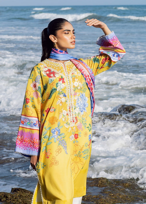 Sadaf Fawad Khan | Siraa Lawn 25 | Sea Flora - by - Libasekhas UK - Registered Vendor of : Sadaf Fawad Khan - 100% Original Designer Dresss