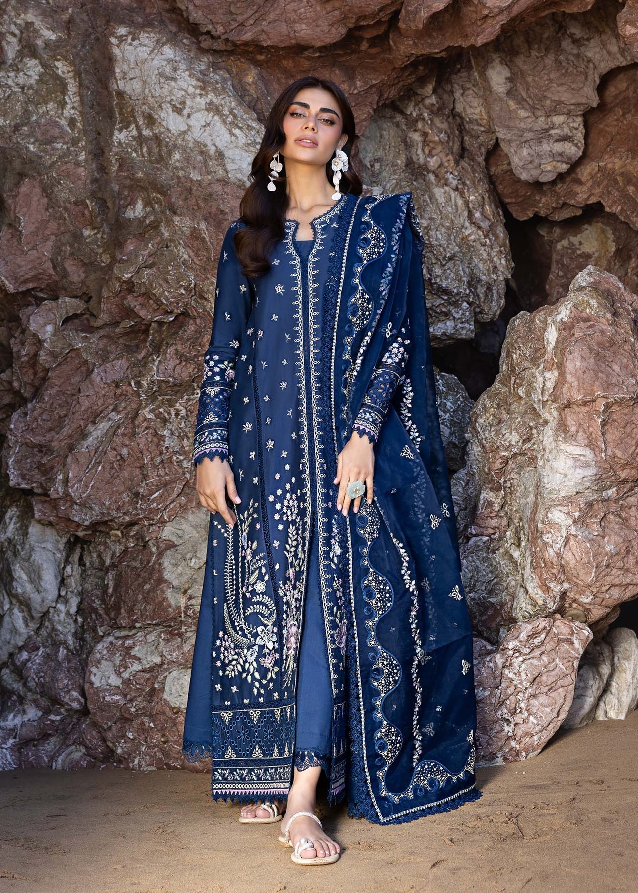 Akbar Aslam | Mare Lawn Edit 25 | Eilara - by - Libasekhas UK - Registered Vendor of : Akbar Aslam - 100% Original Designer Dresss