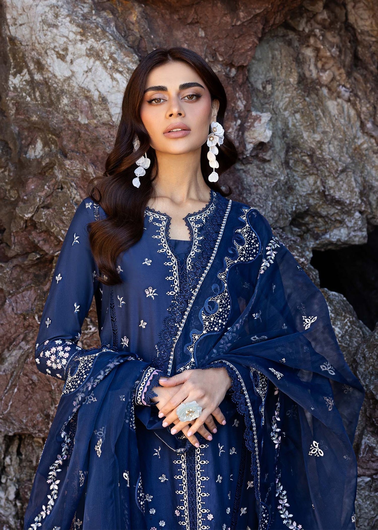 Akbar Aslam | Mare Lawn Edit 25 | Eilara - by - Libasekhas UK - Registered Vendor of : Akbar Aslam - 100% Original Designer Dresss