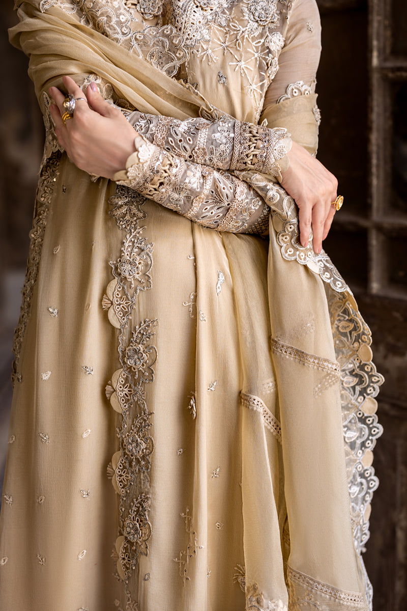 Qalamkar | Chiffon Edit | WC-07 HEELA - by Libasekhas UK - Registered Vendor of : Qalamkar - 100% Original Designer Dress