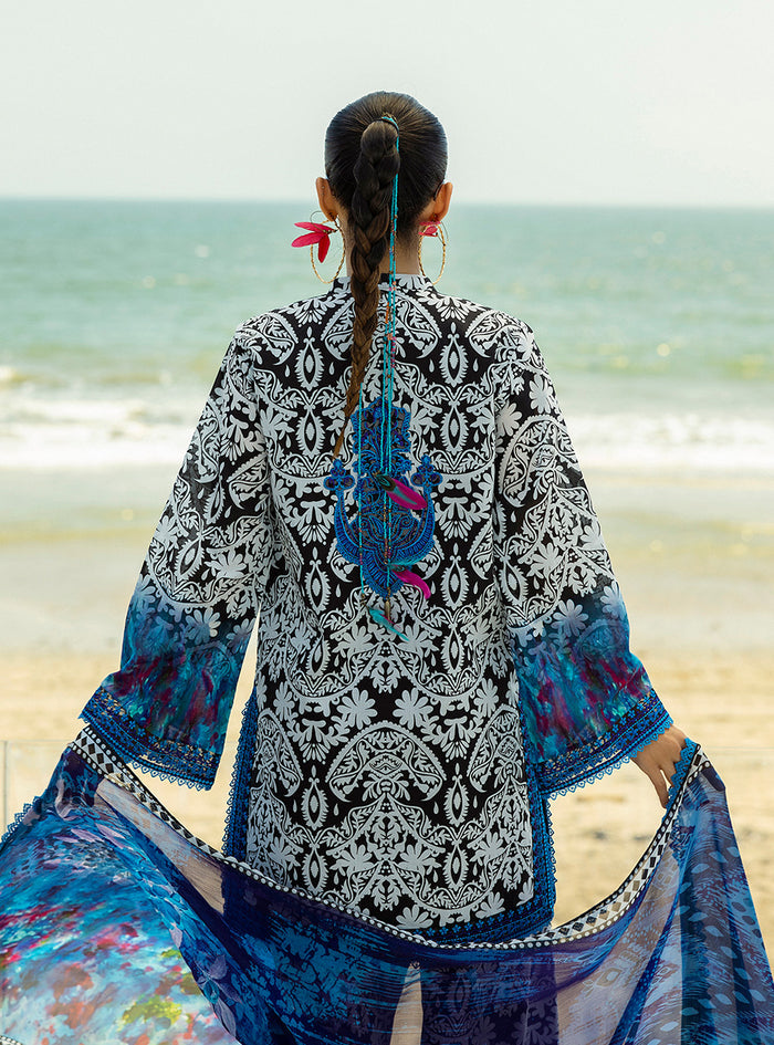 Zainab Chottani | Tahra Lawn 25 | Bella - by - Libasekhas UK - Registered Vendor of : Zainab Chottani - 100% Original Designer Dresss