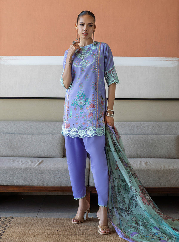 Zainab Chottani | Tahra Lawn 25 | Lina - by - Libasekhas UK - Registered Vendor of : Zainab Chottani - 100% Original Designer Dresss