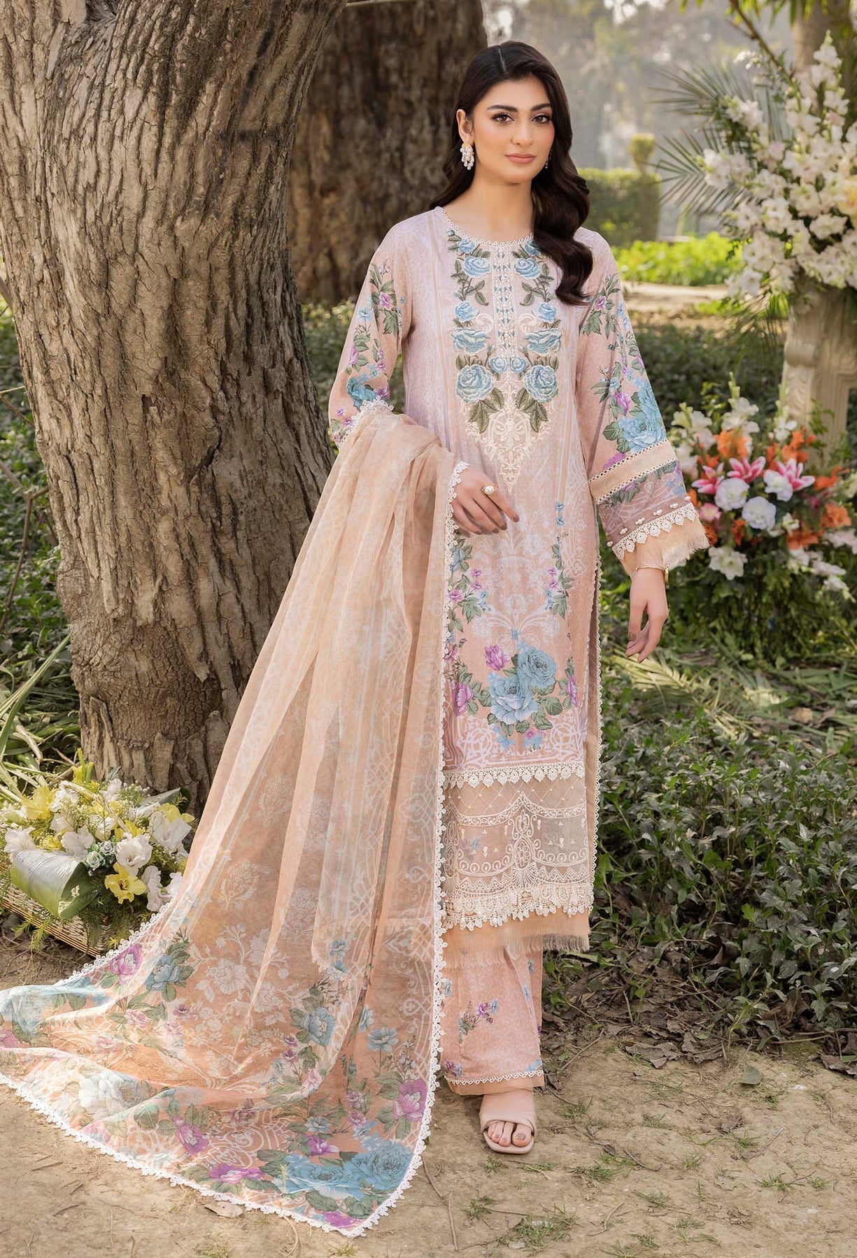 Adans Libas | Morzine Lawn 25 | MORZINE 07002 - by - Libasekhas UK - Registered Vendor of : Adans Libas - 100% Original Designer Dresss