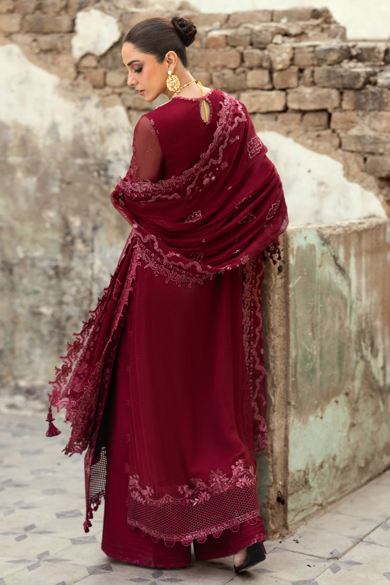 Qalamkar | Chiffon Edit | WC-06 JAYNE - by Libasekhas UK - Registered Vendor of : Qalamkar - 100% Original Designer Dress