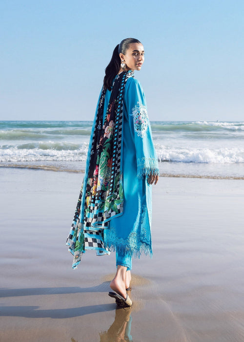 Sadaf Fawad Khan | Siraa Lawn 25 | Mystic Sea - by - Libasekhas UK - Registered Vendor of : Sadaf Fawad Khan - 100% Original Designer Dresss