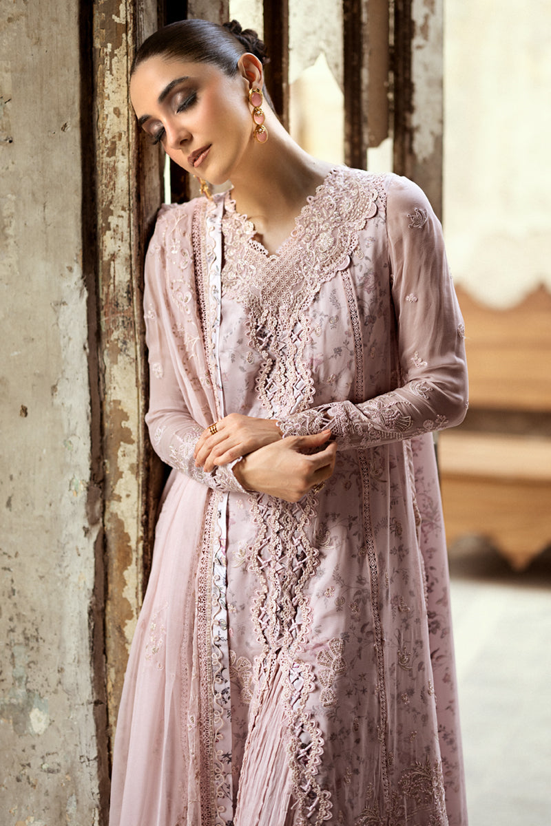 Qalamkar | Chiffon Edit | WC-05 RIONA - by Libasekhas UK - Registered Vendor of : Qalamkar - 100% Original Designer Dress