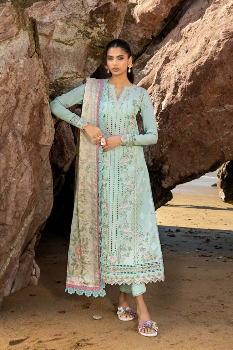 Akbar Aslam | Mare Lawn Edit 25 | Rivora - by - Libasekhas UK - Registered Vendor of : Akbar Aslam - 100% Original Designer Dresss