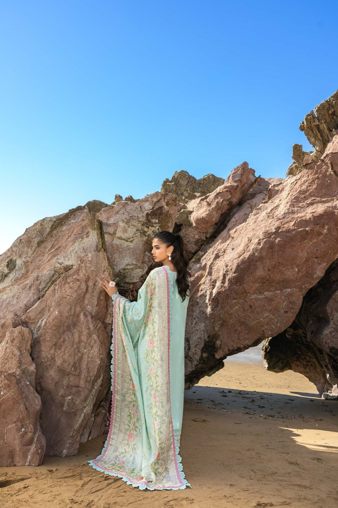 Akbar Aslam | Mare Lawn Edit 25 | Rivora - by - Libasekhas UK - Registered Vendor of : Akbar Aslam - 100% Original Designer Dresss