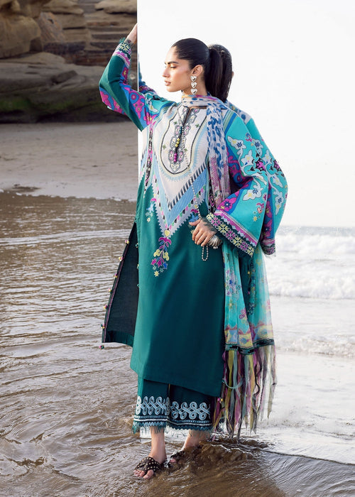 Sadaf Fawad Khan | Siraa Lawn 25 | Surf Gypsy - by - Libasekhas UK - Registered Vendor of : Sadaf Fawad Khan - 100% Original Designer Dresss