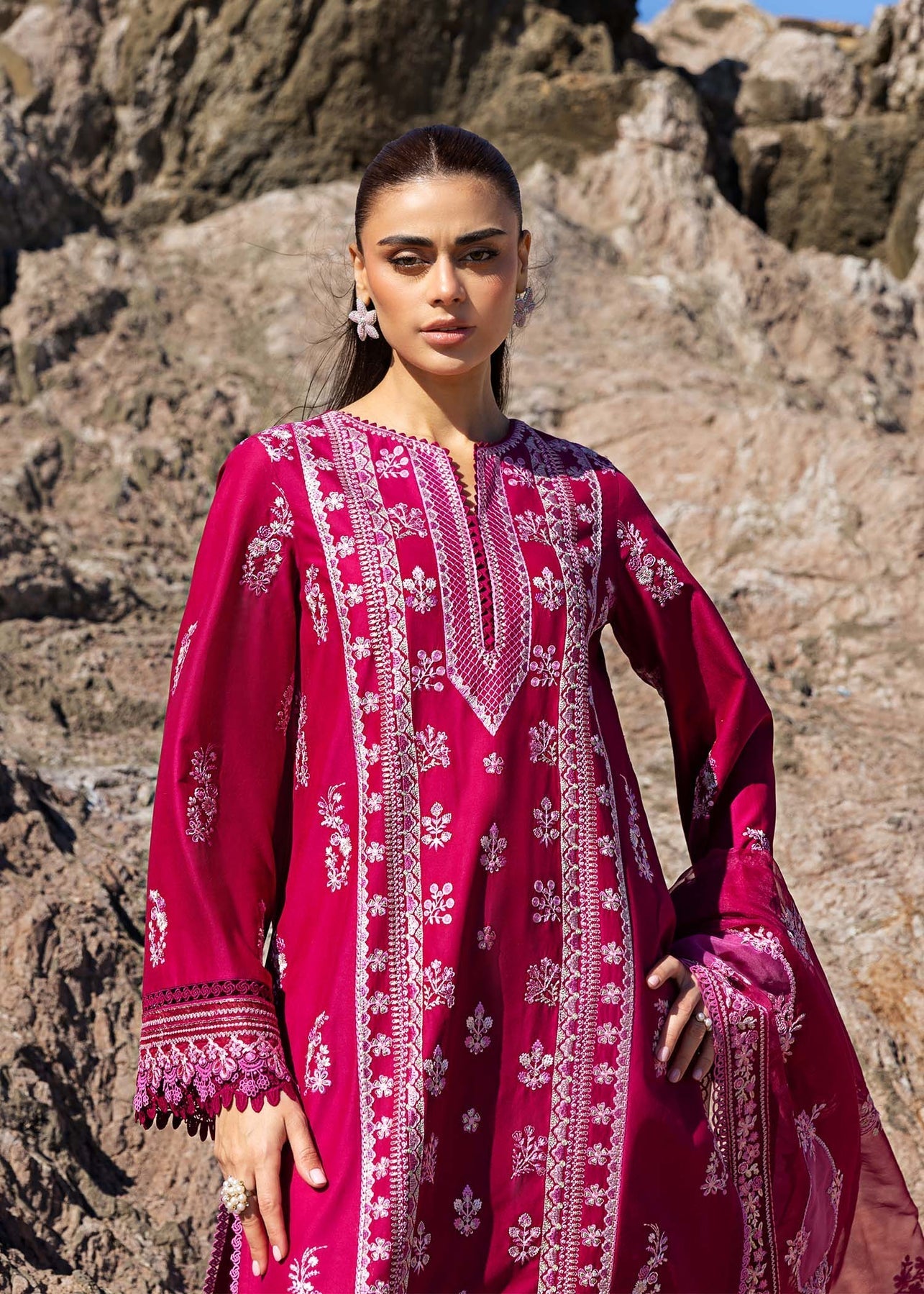 Akbar Aslam | Mare Lawn Edit 25 | Nirvana - by - Libasekhas UK - Registered Vendor of : Akbar Aslam - 100% Original Designer Dresss