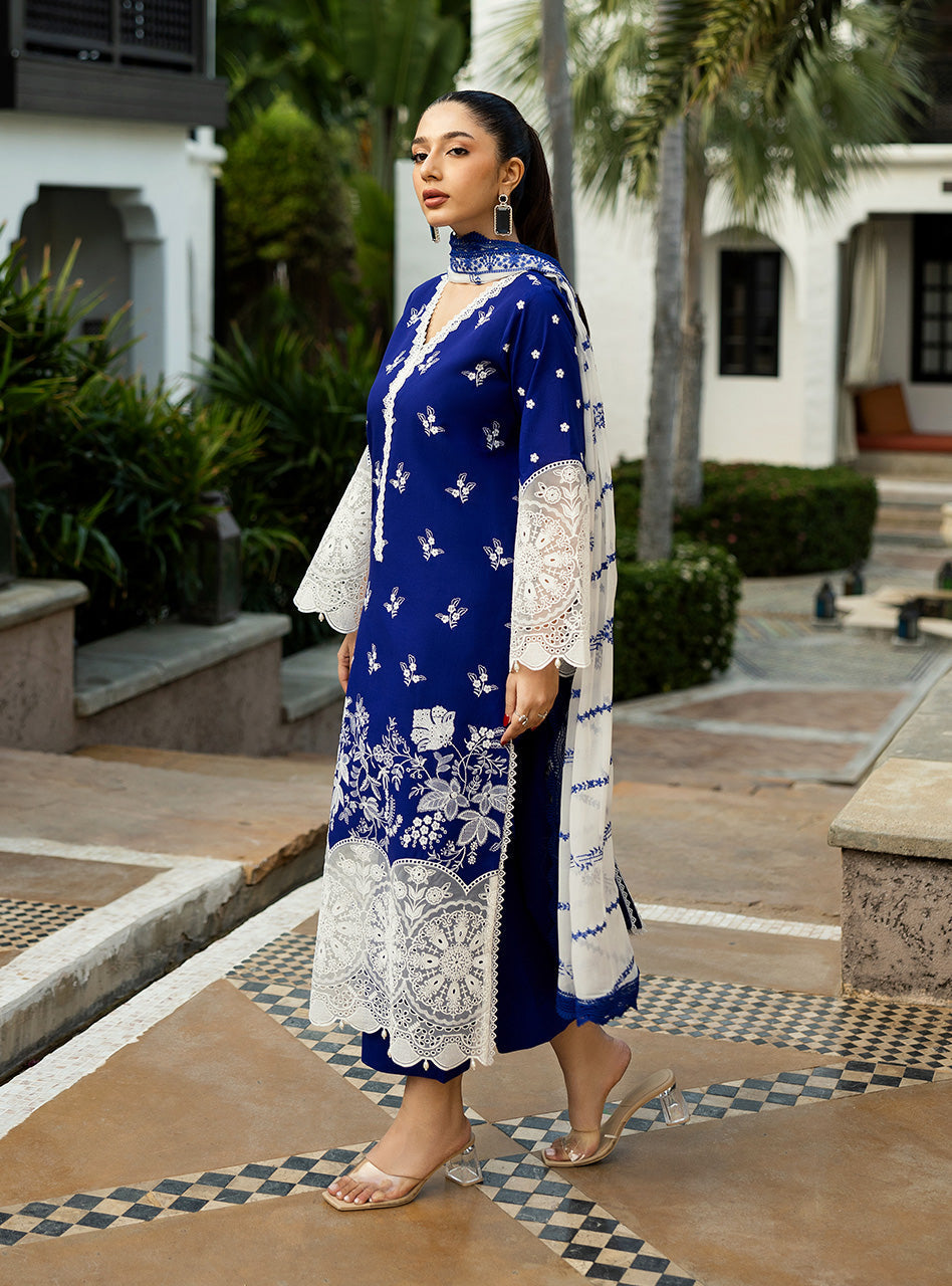 Zainab Chottani | Chikankari 25 | Sia - 11B - by - Libasekhas UK - Registered Vendor of : Zainab Chottani - 100% Original Designer Dresss