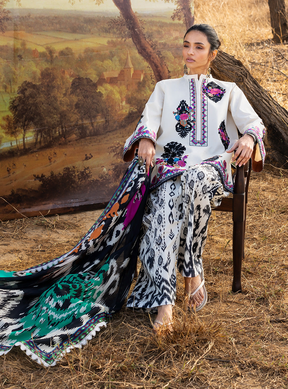 Zainab Chottani | Spring Summer Lawn 26 | Nivara 17 - by Libasekhas UK - Registered Vendor of : Zainab Chottani - 100% Original Designer Dress
