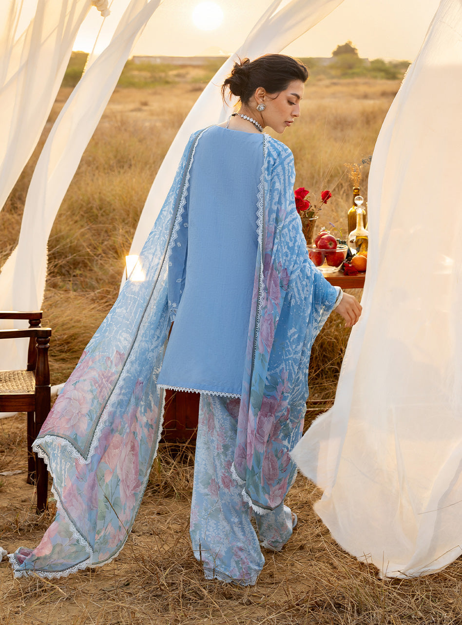 Zainab Chottani | Spring Summer Lawn 26 | Azule 05 - by Libasekhas UK - Registered Vendor of : Zainab Chottani - 100% Original Designer Dress