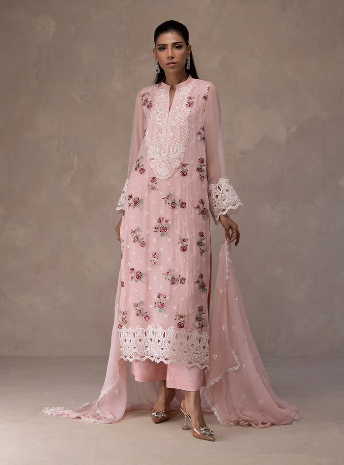 Zainab Chottani | Eid Edit 26 | Rose Luxe - by Libasekhas UK - Registered Vendor of : Zainab Chottani - 100% Original Designer Dress