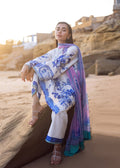 Sadaf Fawad Khan | Siraa Lawn 25 | Blue Pottery - by - Libasekhas UK - Registered Vendor of : Sadaf Fawad Khan - 100% Original Designer Dresss
