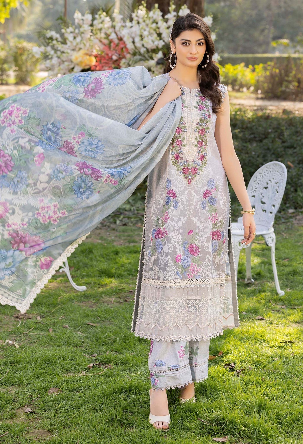 Adans Libas | Morzine Lawn 25 | MORZINE 07008 - by - Libasekhas UK - Registered Vendor of : Adans Libas - 100% Original Designer Dresss