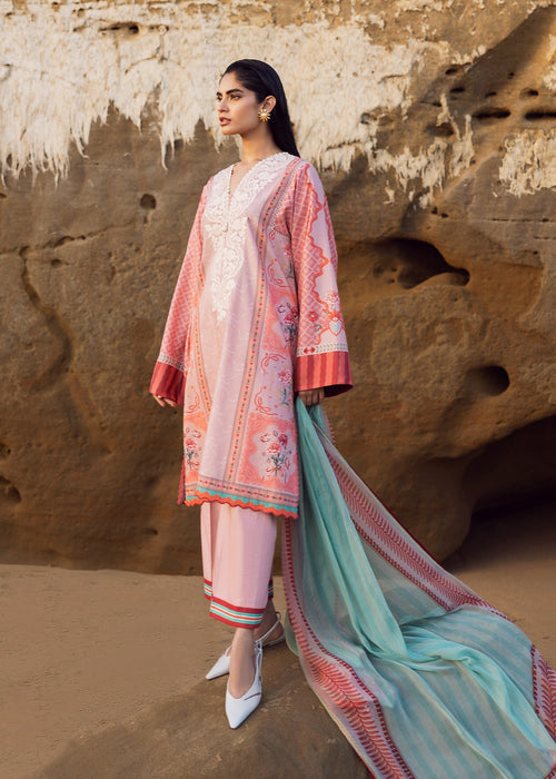 Sadaf Fawad Khan | Siraa Lawn 25 | Bows & Ribbons - by - Libasekhas UK - Registered Vendor of : Sadaf Fawad Khan - 100% Original Designer Dresss