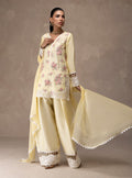 Zainab Chottani | Eid Edit 26 | Butter Yellow Bloom - by Libasekhas UK - Registered Vendor of : Zainab Chottani - 100% Original Designer Dress