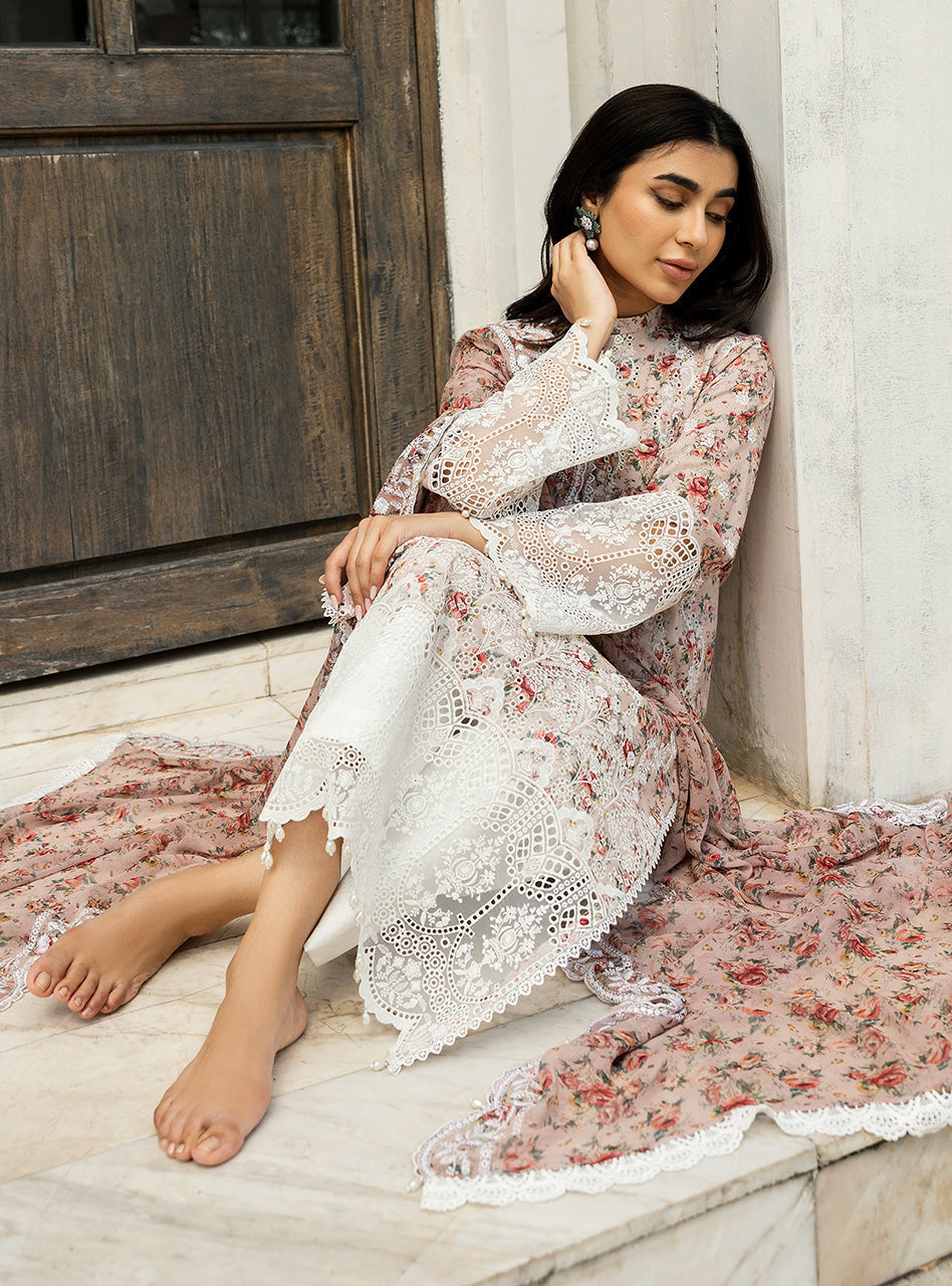Zainab Chottani | Chikankari 25 | Lamia - 9A - by - Libasekhas UK - Registered Vendor of : Zainab Chottani - 100% Original Designer Dresss
