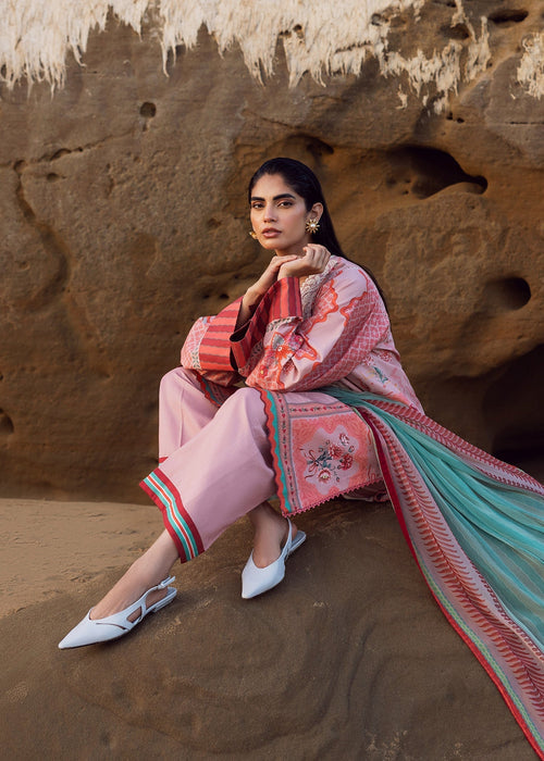 Sadaf Fawad Khan | Siraa Lawn 25 | Bows & Ribbons - by - Libasekhas UK - Registered Vendor of : Sadaf Fawad Khan - 100% Original Designer Dresss