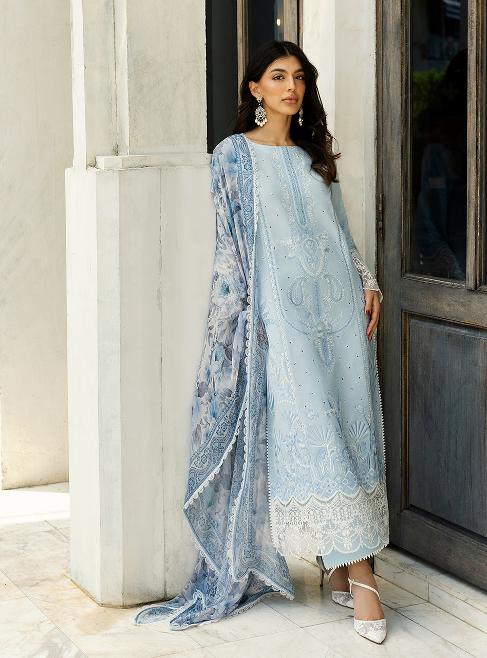 Zainab Chottani | Chikankari 25 | Liyah - 7B - by - Libasekhas UK - Registered Vendor of : Zainab Chottani - 100% Original Designer Dresss