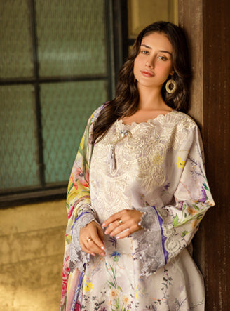 Roheenaz | Ethereal Bloom Lawn 25 | Liora - by - Libasekhas UK - Registered Vendor of : Roheenaz - 100% Original Designer Dresss