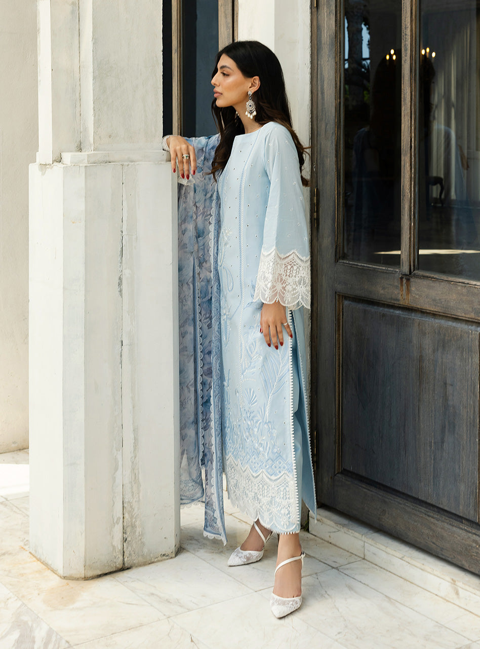 Zainab Chottani | Chikankari 25 | Liyah - 7B - by - Libasekhas UK - Registered Vendor of : Zainab Chottani - 100% Original Designer Dresss