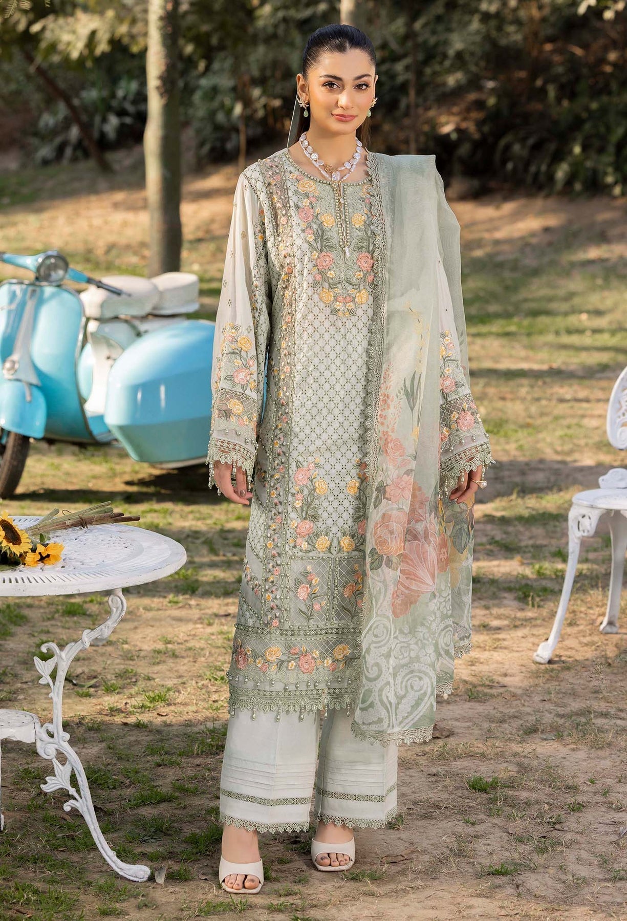Adans Libas | Gul Rukh Lawn 25 | RUKH 2831 - by - Libasekhas UK - Registered Vendor of : Adans Libas - 100% Original Designer Dresss