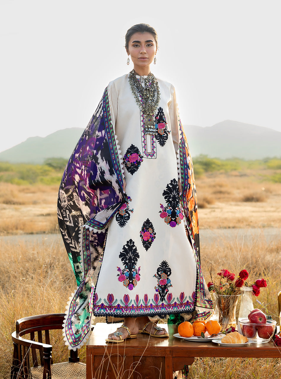 Zainab Chottani | Spring Summer Lawn 26 | Nivara 17 - by Libasekhas UK - Registered Vendor of : Zainab Chottani - 100% Original Designer Dress