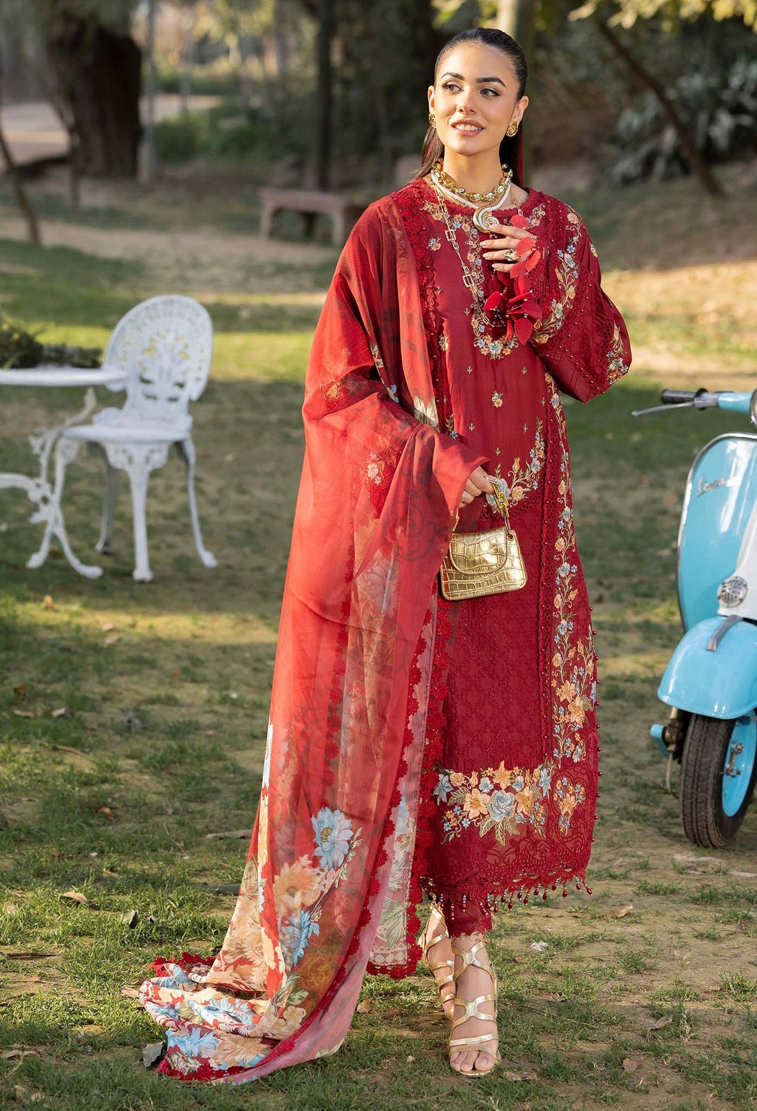 Adans Libas | Gul Rukh Lawn 25 | RUKH 2832 - by - Libasekhas UK - Registered Vendor of : Adans Libas - 100% Original Designer Dresss