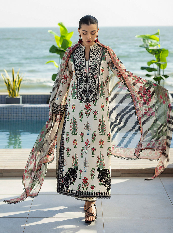 Zainab Chottani | Tahra Lawn 25 | Azureh - by - Libasekhas UK - Registered Vendor of : Zainab Chottani - 100% Original Designer Dresss
