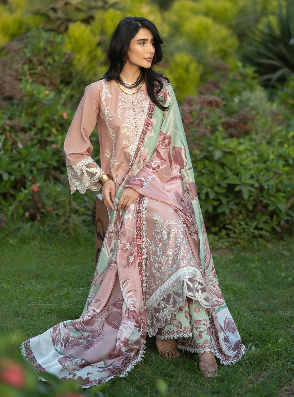 Zainab Chottani | Luxe Lawn 26 | Esme - 02 - by Libasekhas UK - Registered Vendor of : Zainab Chottani - 100% Original Designer Dress