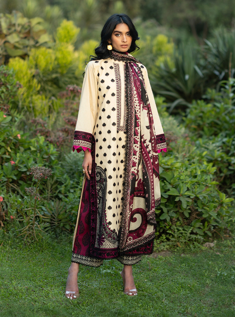 Zainab Chottani | Luxe Lawn 26 | Nour - 09 - by Libasekhas UK - Registered Vendor of : Zainab Chottani - 100% Original Designer Dress