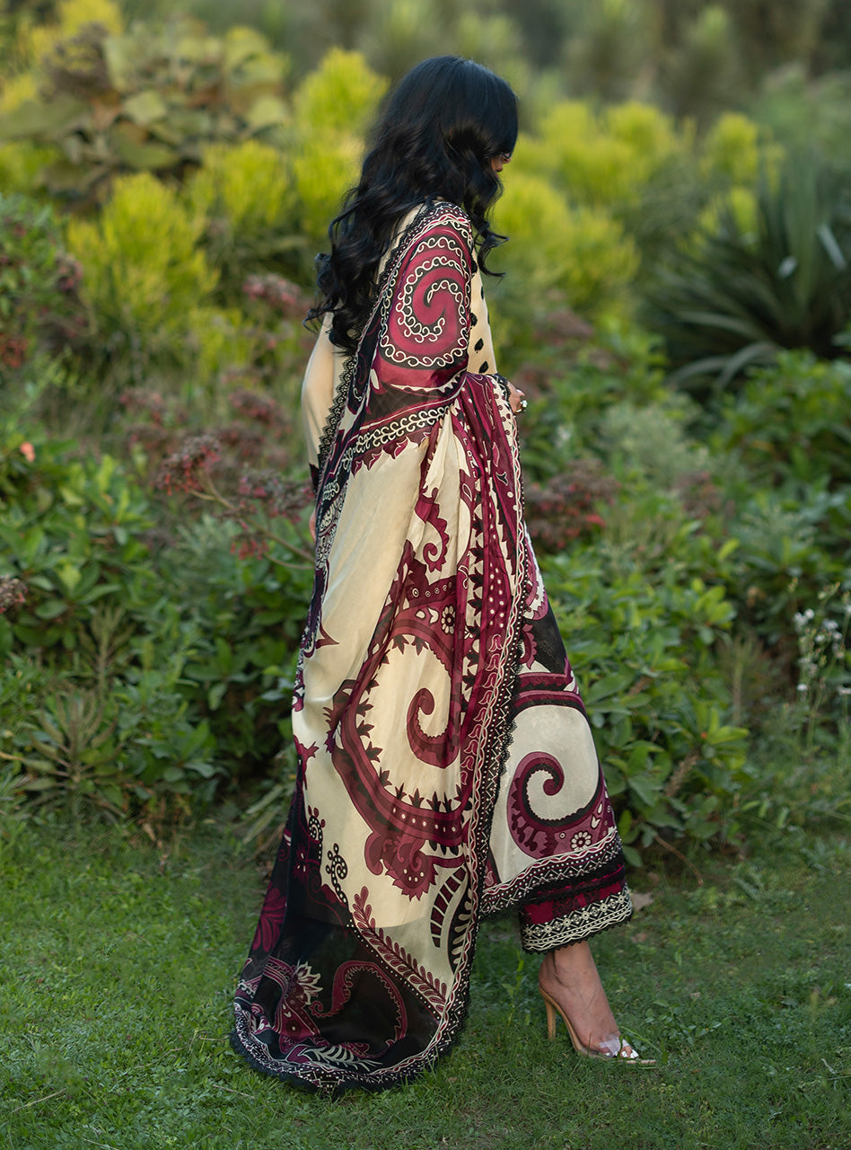 Zainab Chottani | Luxe Lawn 26 | Nour - 09 - by Libasekhas UK - Registered Vendor of : Zainab Chottani - 100% Original Designer Dress