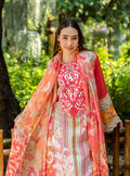 Roheenaz | Ethereal Bloom Lawn 25 | Roselle - by - Libasekhas UK - Registered Vendor of : Roheenaz - 100% Original Designer Dresss