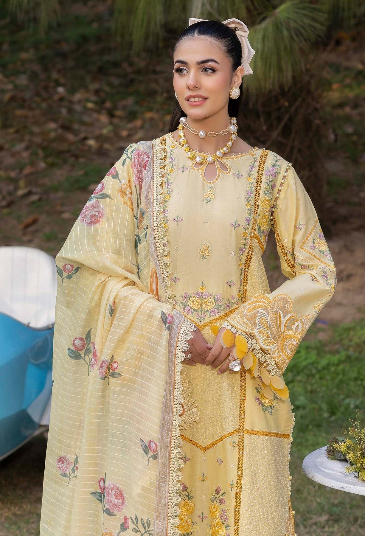 Adans Libas | Gul Rukh Lawn 25 | RUKH 2836 - by - Libasekhas UK - Registered Vendor of : Adans Libas - 100% Original Designer Dresss