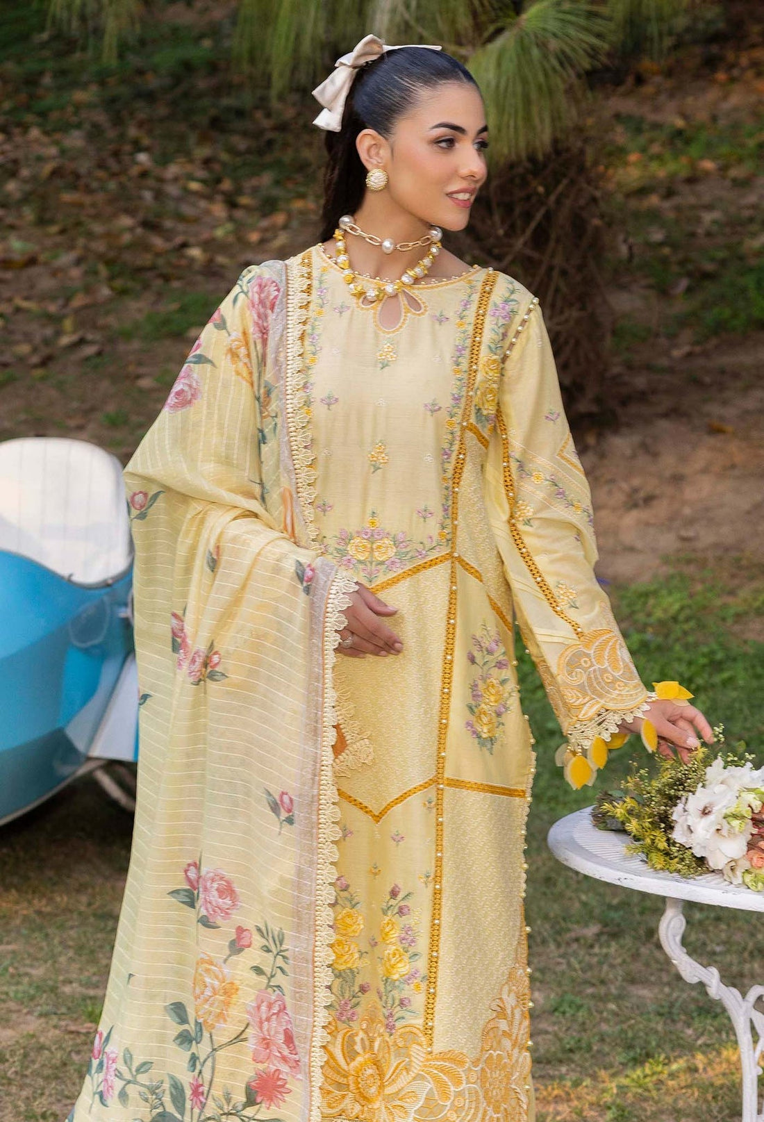 Adans Libas | Gul Rukh Lawn 25 | RUKH 2836 - by - Libasekhas UK - Registered Vendor of : Adans Libas - 100% Original Designer Dresss