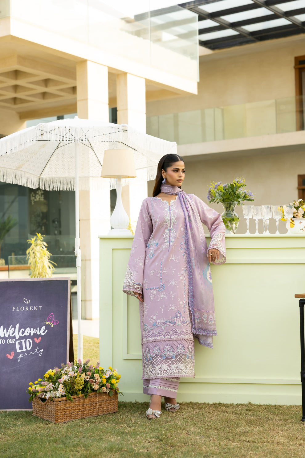 Florent | Eid Collection |FEF - 8A - by - Libasekhas UK - Registered Vendor of : Florent - 100% Original Designer Dresss
