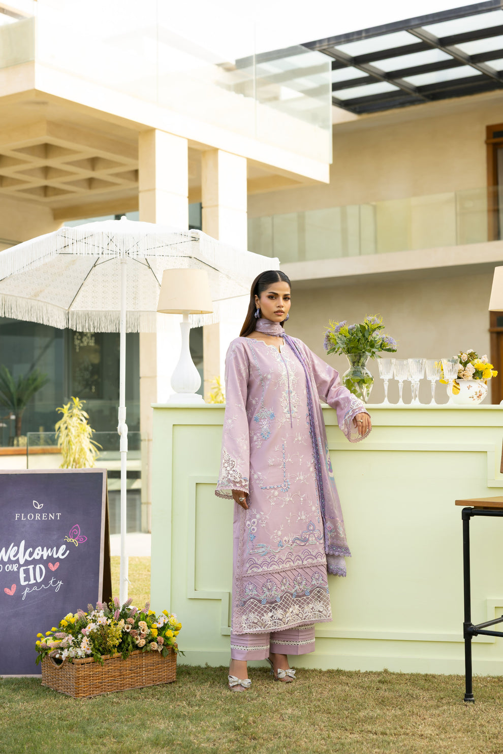 Florent | Eid Collection |FEF - 8A - by - Libasekhas UK - Registered Vendor of : Florent - 100% Original Designer Dresss