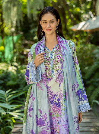 Roheenaz | Ethereal Bloom Lawn 25 | Florisse - by - Libasekhas UK - Registered Vendor of : Roheenaz - 100% Original Designer Dresss
