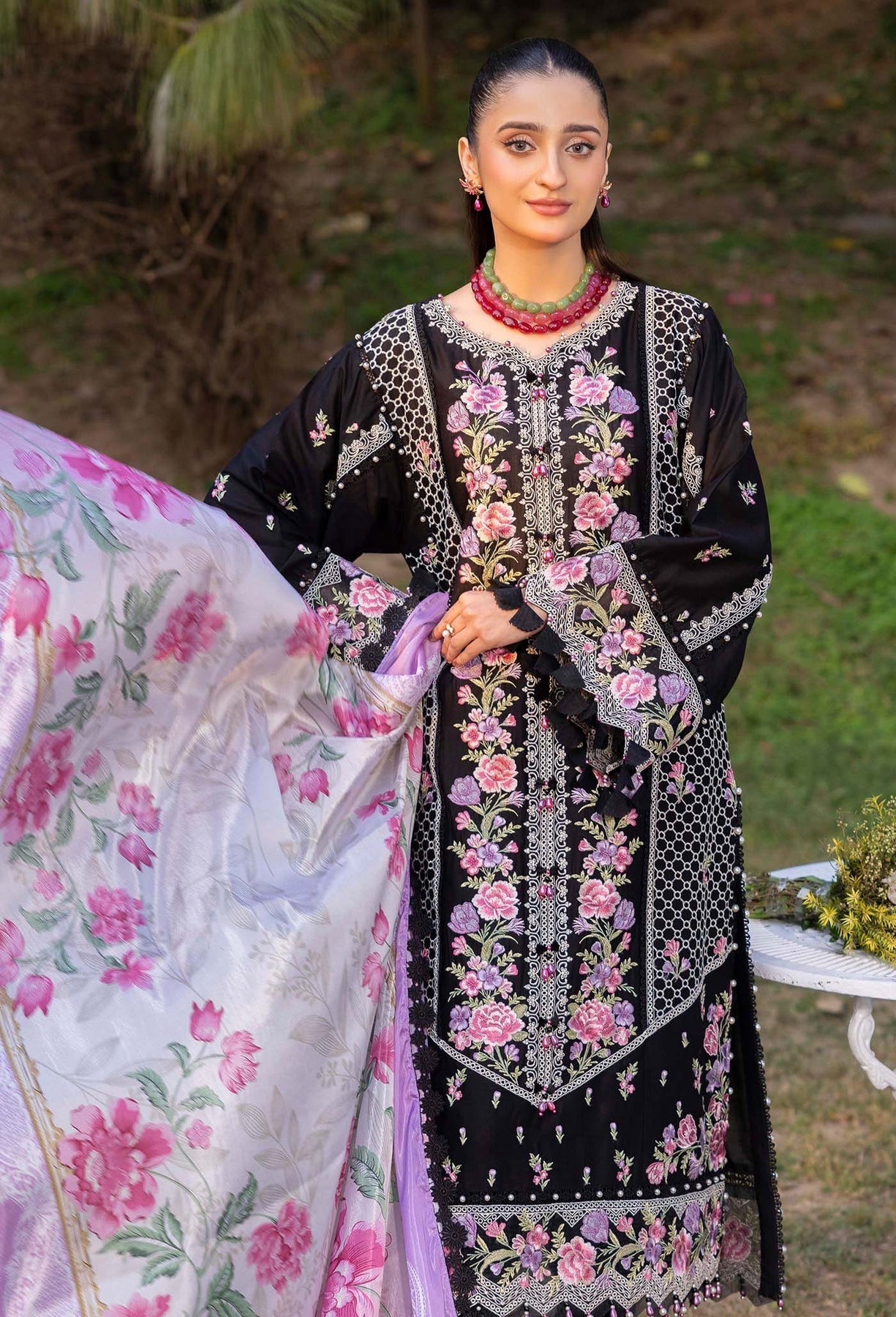 Adans Libas | Gul Rukh Lawn 25 | RUKH 2837 - by - Libasekhas UK - Registered Vendor of : Adans Libas - 100% Original Designer Dresss