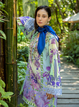 Roheenaz | Ethereal Bloom Lawn 25 | Florisse - by - Libasekhas UK - Registered Vendor of : Roheenaz - 100% Original Designer Dresss