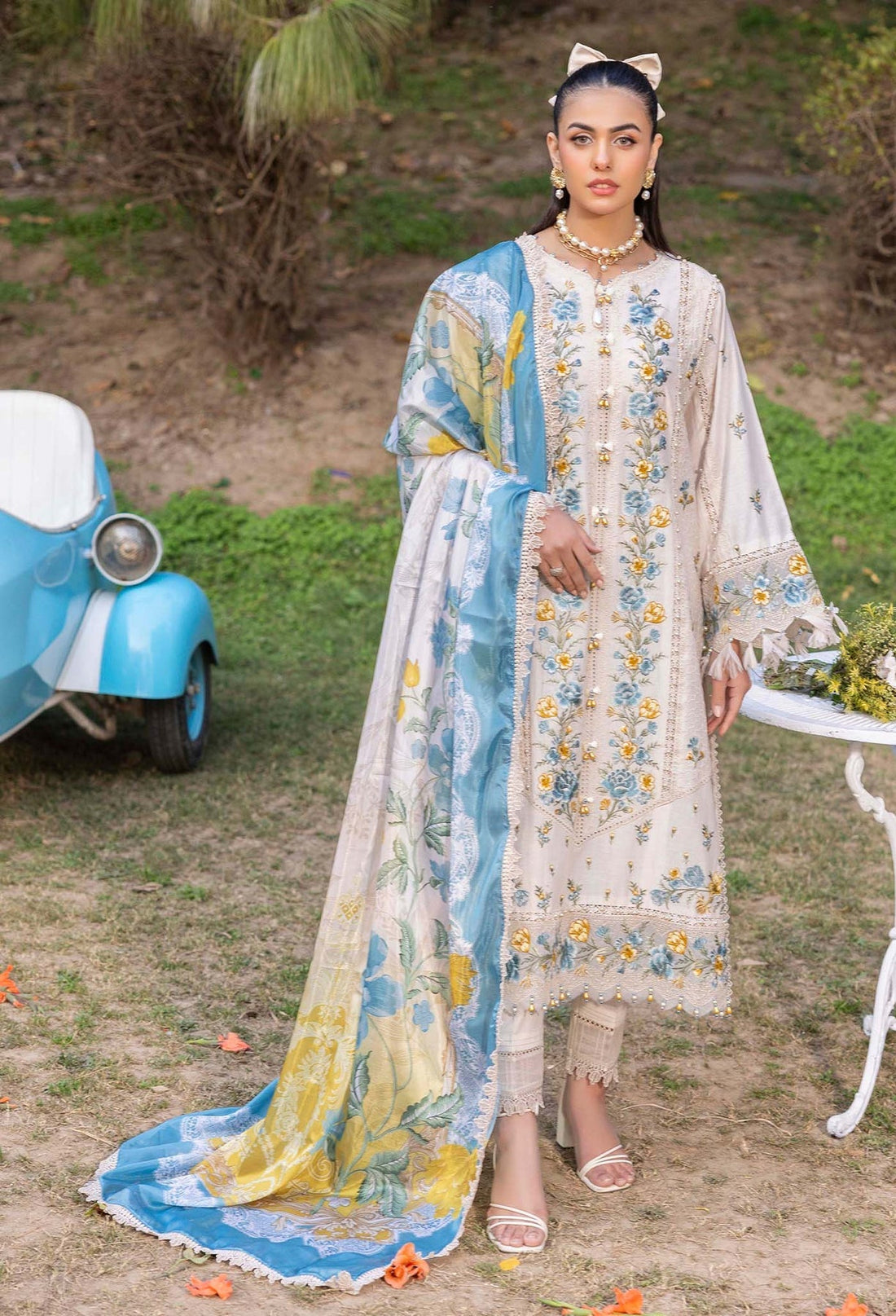 Adans Libas | Gul Rukh Lawn 25 | RUKH 2838 - by - Libasekhas UK - Registered Vendor of : Adans Libas - 100% Original Designer Dresss