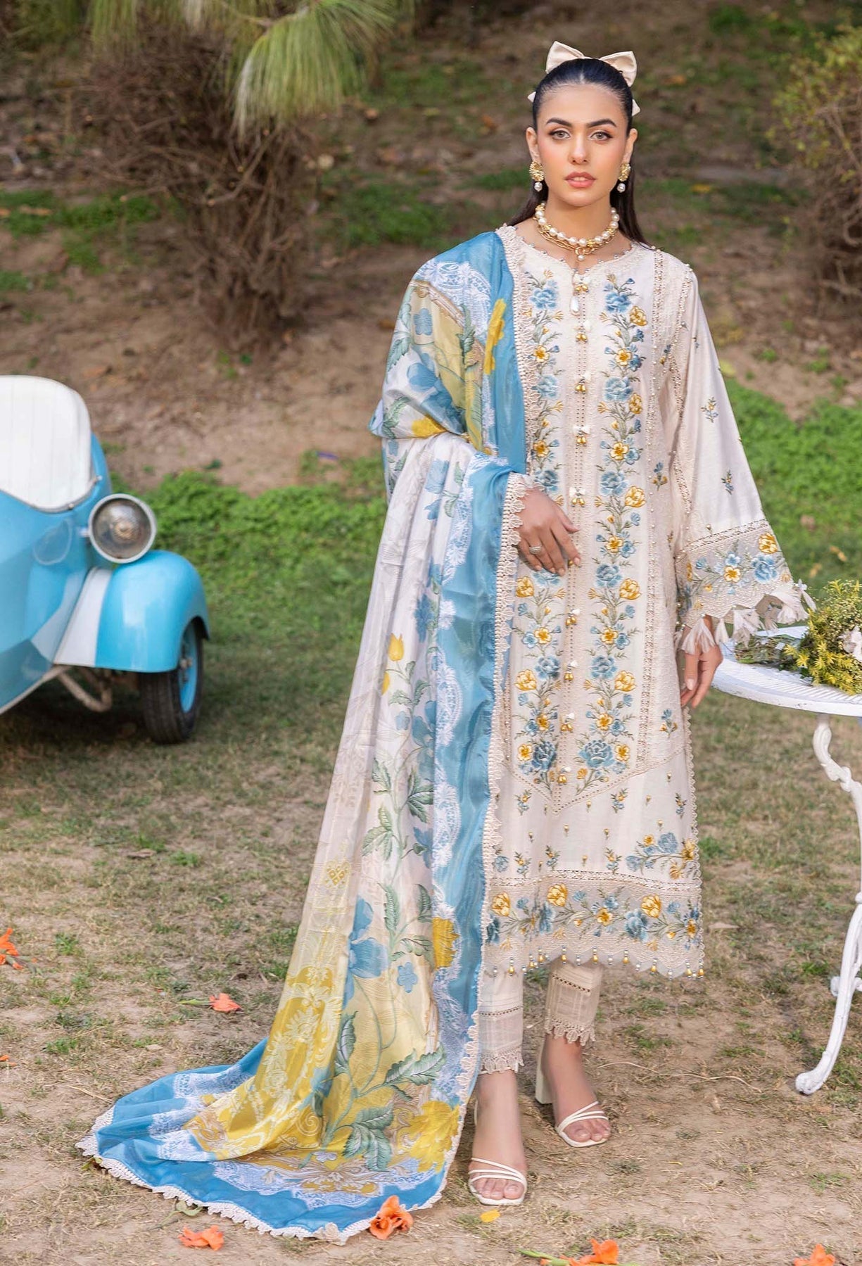 Adans Libas | Gul Rukh Lawn 25 | RUKH 2838 - by - Libasekhas UK - Registered Vendor of : Adans Libas - 100% Original Designer Dresss