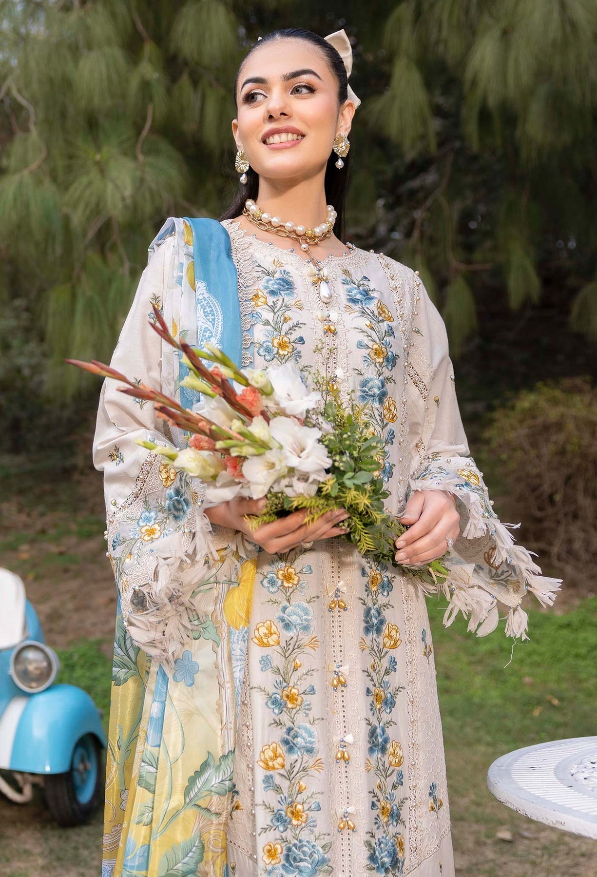 Adans Libas | Gul Rukh Lawn 25 | RUKH 2838 - by - Libasekhas UK - Registered Vendor of : Adans Libas - 100% Original Designer Dresss