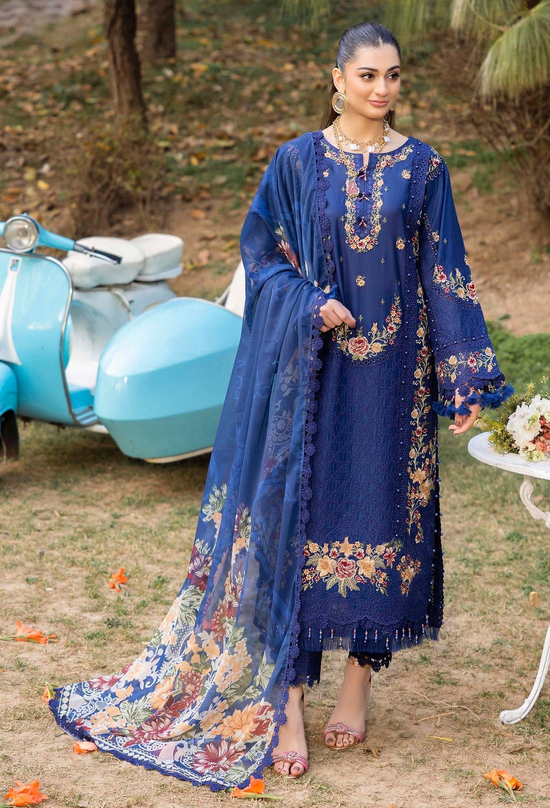Adans Libas | Gul Rukh Lawn 25 | RUKH 2839 - by - Libasekhas UK - Registered Vendor of : Adans Libas - 100% Original Designer Dresss