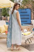 Saad Shaikh | Lawn 25 | Aqua - Fizzora - by - Libasekhas UK - Registered Vendor of : Saad Shaikh - 100% Original Designer Dresss