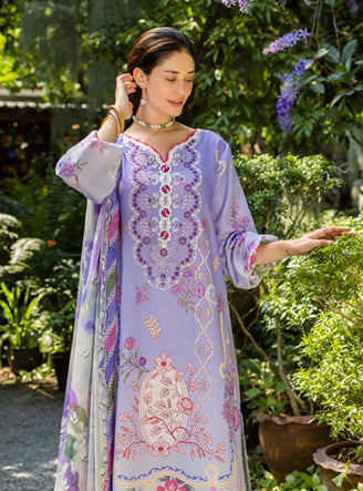 Roheenaz | Ethereal Bloom Lawn 25 | Meliora - by - Libasekhas UK - Registered Vendor of : Roheenaz - 100% Original Designer Dresss